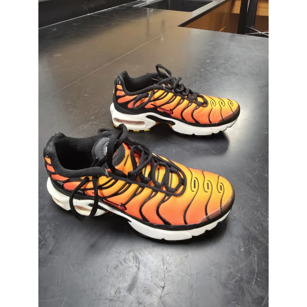 Nike Air Max Plus Sunset GS Boys Running Shoes BV7426-001 Kids Size 5 Y